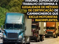 Ilegalidade do método de certificação que exclui motoristas inadimplentes.