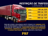 Restrição no feriado de carnaval